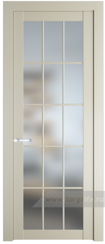 Дверь со стеклом ProfilDoors 2.1.2(р.15) PD Матовое (Перламутр белый)