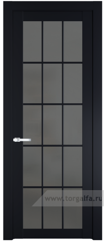 Дверь со стеклом ProfilDoors 2.1.2(р.15) PD Графит (Нэви Блу (RAL 7016))