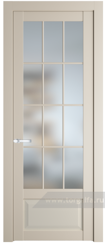 Дверь со стеклом ProfilDoors 2.2.2(р.12) PD Матовое (Кремовая Магнолия (RAL 120-04))