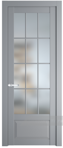 Дверь со стеклом ProfilDoors 2.2.2(р.12) PD Матовое (Смоки (RAL 870-02))