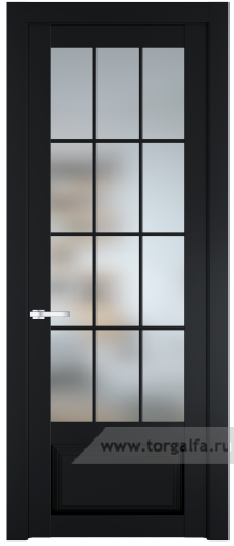 Дверь со стеклом ProfilDoors 2.2.2(р.12) PD Матовое (Блэк)