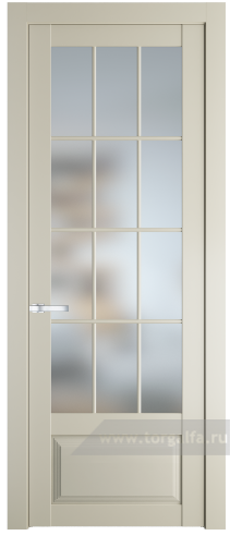 Дверь со стеклом ProfilDoors 2.2.2(р.12) PD Матовое (Перламутр белый)