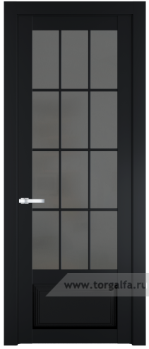 Дверь со стеклом ProfilDoors 2.2.2(р.12) PD Графит (Блэк)