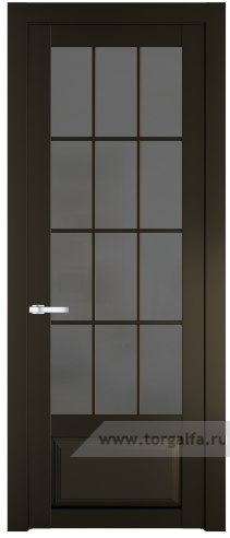 Дверь со стеклом ProfilDoors 2.2.2(р.12) PD Графит (Перламутр бронза)