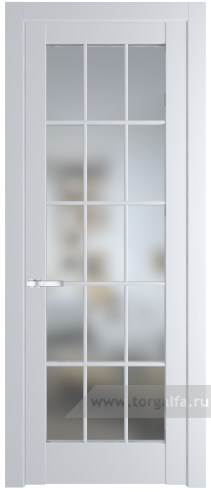 Дверь со стеклом ProfilDoors 3.1.2 (р.15) PD Матовое (Вайт (RAL 110 96 02))