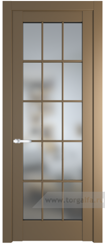 Дверь со стеклом ProfilDoors 3.1.2 (р.15) PD Матовое (Перламутр золото)