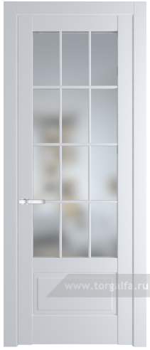 Дверь со стеклом ProfilDoors 3.2.2 (р.12) PD Матовое (Вайт (RAL 110 96 02))