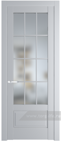 Дверь со стеклом ProfilDoors 3.2.2 (р.12) PD Матовое (Лайт Грей (RAL 870-01))