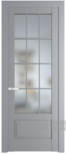 Дверь со стеклом ProfilDoors 3.2.2 (р.12) PD Матовое (Смоки (RAL 870-02))