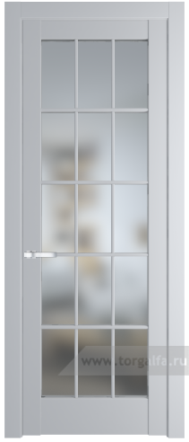 Дверь со стеклом ProfilDoors 4.1.2 (р.15) PD Матовое (Лайт Грей (RAL 870-01))