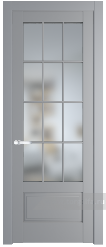 Дверь со стеклом ProfilDoors 4.2.2 (р.12) PD Матовое (Смоки (RAL 870-02))