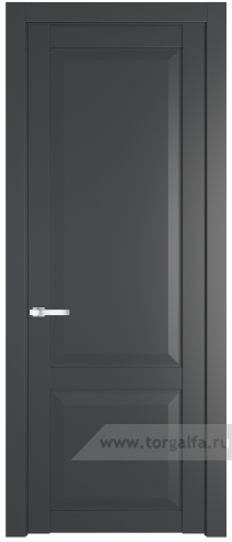 Глухая дверь ProfilDoors 1.2.1PD (Графит (Pantone 425С))