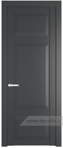 Глухая дверь ProfilDoors 1.3.1PD (Графит (Pantone 425С))