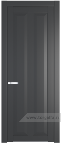 Глухая дверь ProfilDoors 1.7.1PD (Графит (Pantone 425С))