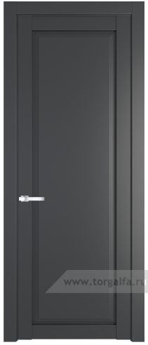 Глухая дверь ProfilDoors 2.1.1PD (Графит (Pantone 425С))