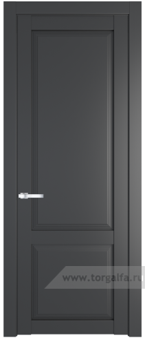 Глухая дверь ProfilDoors 2.2.1PD (Графит (Pantone 425С))