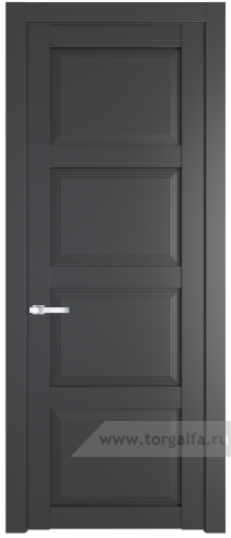 Глухая дверь ProfilDoors 2.4.1PD (Графит (Pantone 425С))
