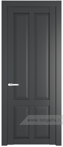 Глухая дверь ProfilDoors 2.8.1PD (Графит (Pantone 425С))