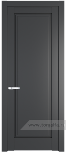 Глухая дверь ProfilDoors 3.1.1PD (Графит (Pantone 425С))