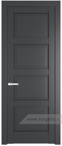 Глухая дверь ProfilDoors 3.4.1PD (Графит (Pantone 425С))