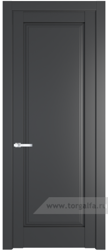 Глухая дверь ProfilDoors 4.1.1PD (Графит (Pantone 425С))