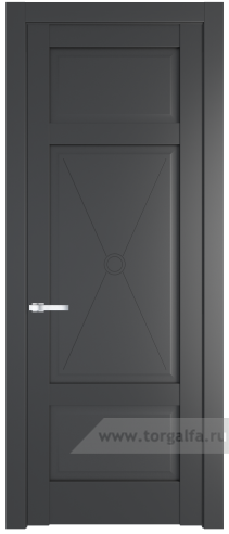 Глухая дверь ProfilDoors 1.3.1PM (Графит (Pantone 425С))