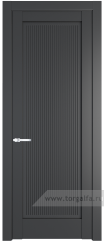 Глухая дверь ProfilDoors 2.1.1PM (Графит (Pantone 425С))