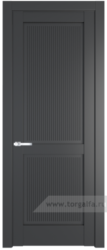 Глухая дверь ProfilDoors 2.2.1PM (Графит (Pantone 425С))
