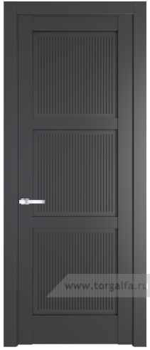 Глухая дверь ProfilDoors 2.4.1PM (Графит (Pantone 425С))