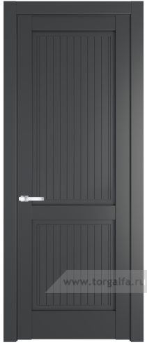 Глухая дверь ProfilDoors 3.2.1PM (Графит (Pantone 425С))