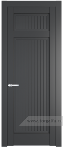 Глухая дверь ProfilDoors 3.3.1PM (Графит (Pantone 425С))