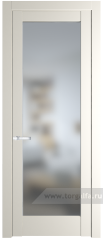 Дверь со стеклом ProfilDoors 1.1.2PM Матовое (Перламутр белый)