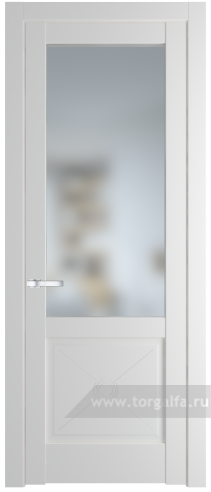 Дверь со стеклом ProfilDoors 1.2.2PM Матовое (Крем Вайт (RAL 120-02))