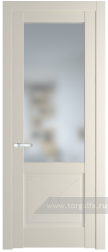 Дверь со стеклом ProfilDoors 1.2.2PM Матовое (Кремовая Магнолия (RAL 120-04))