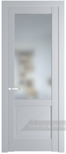 Дверь со стеклом ProfilDoors 1.2.2PM Матовое (Лайт Грей (RAL 870-01))