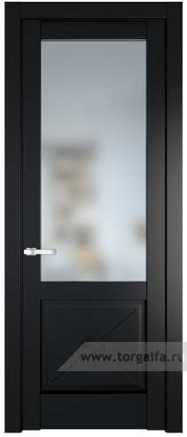 Дверь со стеклом ProfilDoors 1.2.2PM Матовое (Блэк)
