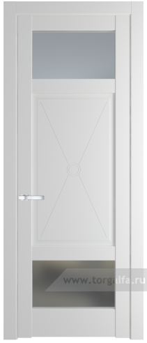 Дверь со стеклом ProfilDoors 1.3.2PM Матовое (Крем Вайт (RAL 120-02))