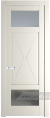 Дверь со стеклом ProfilDoors 1.3.2PM Матовое (Перламутр белый)