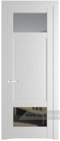 Дверь со стеклом ProfilDoors 1.3.2PM Прозрачное (Крем Вайт (RAL 120-02))