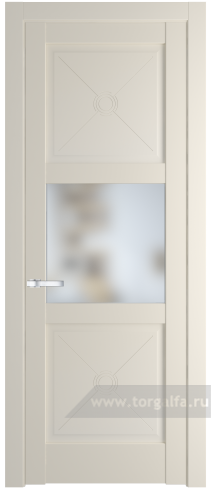 Дверь со стеклом ProfilDoors 1.4.2PM Матовое (Кремовая Магнолия (RAL 120-04))