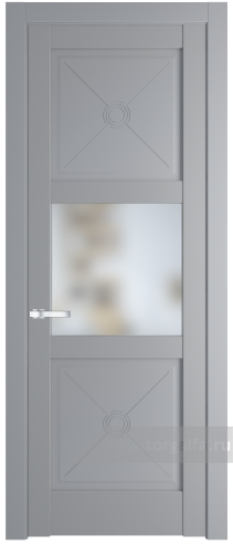 Дверь со стеклом ProfilDoors 1.4.2PM Матовое (Смоки (RAL 870-02))