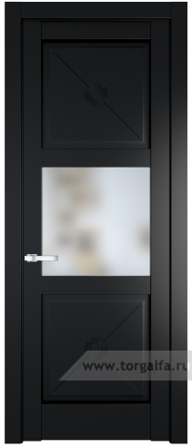 Дверь со стеклом ProfilDoors 1.4.2PM Матовое (Блэк)