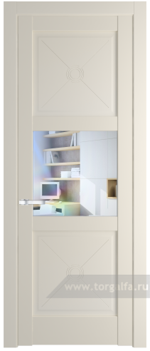 Дверь со стеклом ProfilDoors 1.4.2PM Прозрачное (Кремовая Магнолия (RAL 120-04))