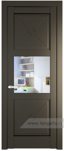 Дверь со стеклом ProfilDoors 1.4.2PM Прозрачное (Перламутр бронза)