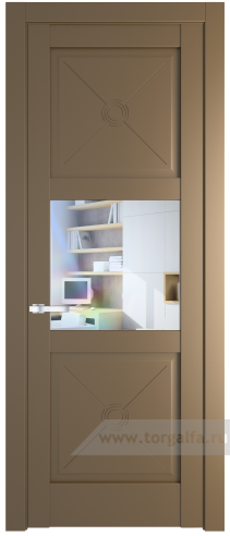 Дверь со стеклом ProfilDoors 1.4.2PM Прозрачное (Перламутр золото)
