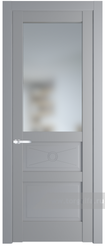 Дверь со стеклом ProfilDoors 1.5.2PM Матовое (Смоки (RAL 870-02))