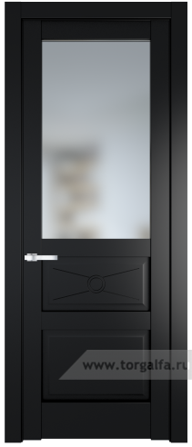 Дверь со стеклом ProfilDoors 1.5.2PM Матовое (Блэк)