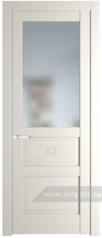 Дверь со стеклом ProfilDoors 1.5.2PM Матовое (Перламутр белый)