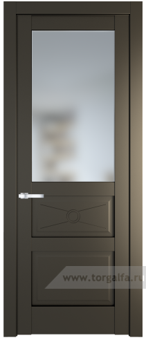 Дверь со стеклом ProfilDoors 1.5.2PM Матовое (Перламутр бронза)