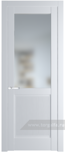 Дверь со стеклом ProfilDoors 2.2.2PM Матовое (Вайт (RAL 110 96 02))